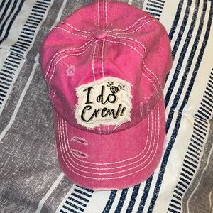 C.C I Do Crew Hat Adjustable strap